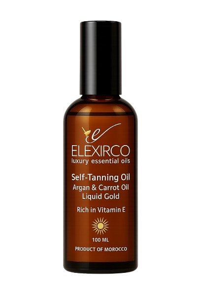Huile de Bronzage -  Argan & Carotte – 100 ml